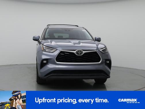 Blue 2021 Toyota Highlander LE