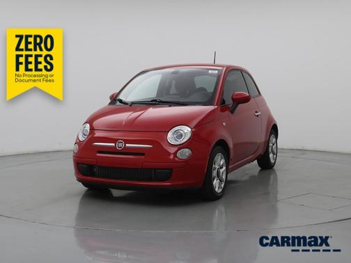 Red 2017 FIAT 500 Pop