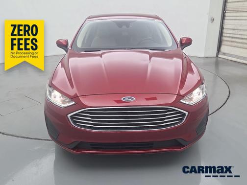 Red 2019 Ford Fusion Hybrid SE