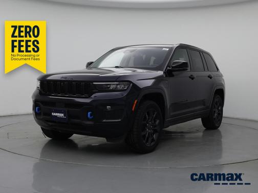 Blue 2023 Jeep Grand Cherokee 4xe 30th Anniversary
