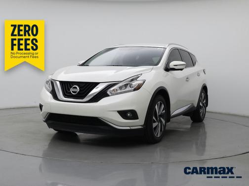 White 2016 Nissan Murano Platinum