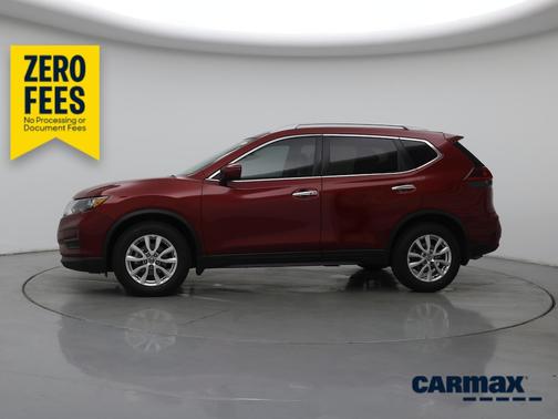 Red 2020 Nissan Rogue SV