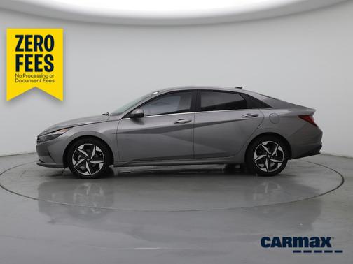 Gray 2023 Hyundai ELANTRA HEV Limited