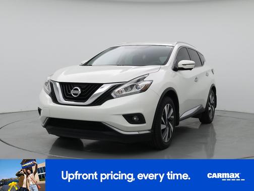 White 2016 Nissan Murano Platinum