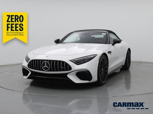 White 2025 Mercedes-Benz AMG SL 55