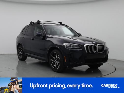 Black 2022 BMW X3 XDrive30i