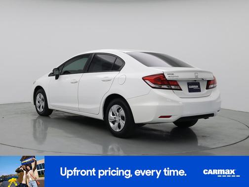 White 2014 Honda Civic LX