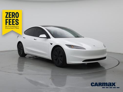 White 2025 Tesla Model 3 Long Range
