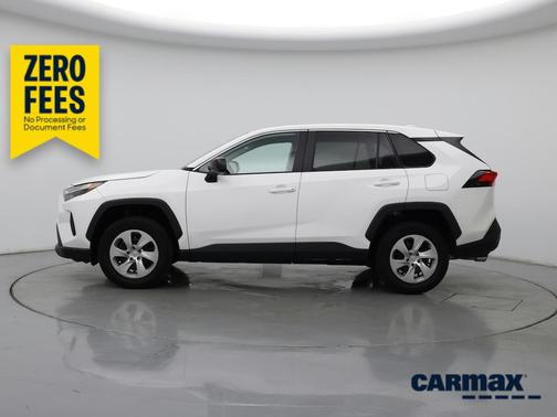 White 2023 Toyota RAV4 LE