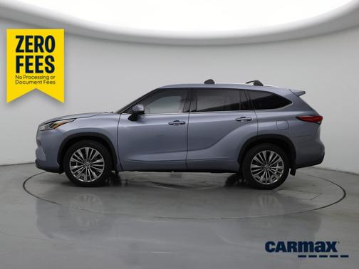 Blue 2021 Toyota Highlander Platinum