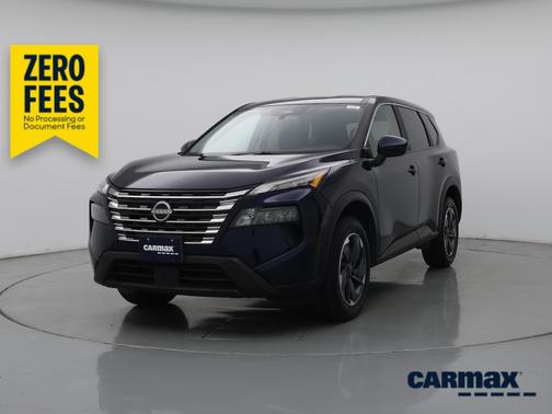 Blue 2025 Nissan Rogue SV