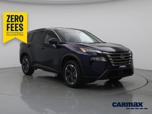 Blue 2025 Nissan Rogue SV