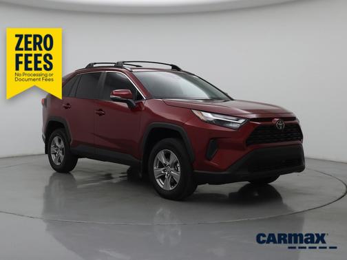 Red 2025 Toyota RAV4 XLE