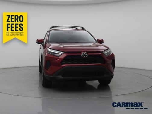 Red 2025 Toyota RAV4 XLE