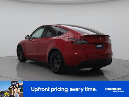 Red 2023 Tesla Model Y Performance