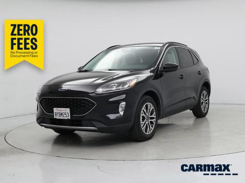 Black 2021 Ford Escape SEL