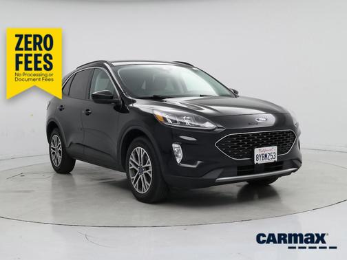 Black 2021 Ford Escape SEL