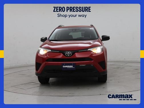 Red 2017 Toyota RAV4 LE