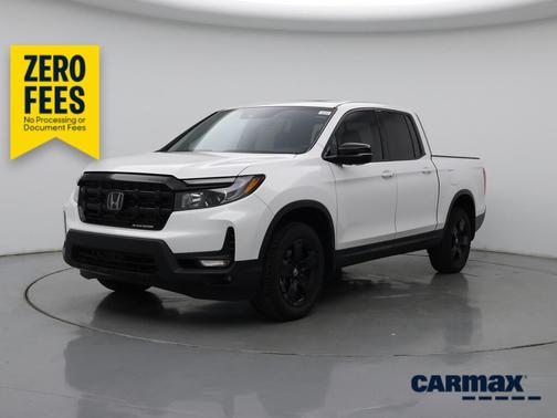 White 2025 Honda Ridgeline Black Edition