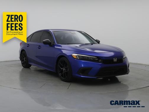 Blue 2023 Honda Civic Sport