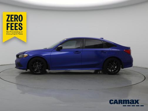 Blue 2023 Honda Civic Sport