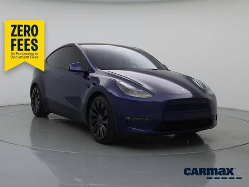Blue 2023 Tesla Model Y Performance