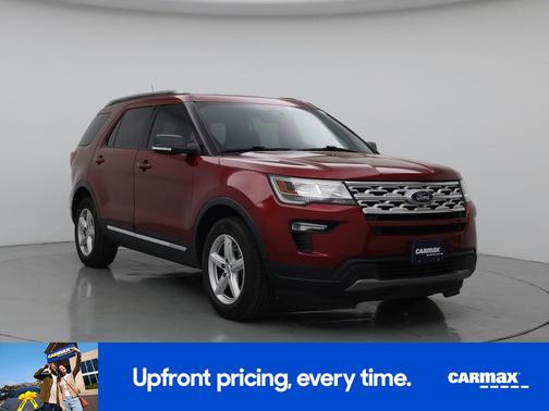 Red 2019 Ford Explorer XLT