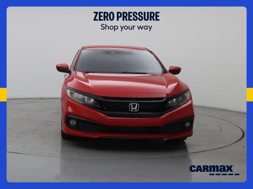 Red 2020 Honda Civic Sport