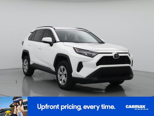 White 2019 Toyota RAV4 LE