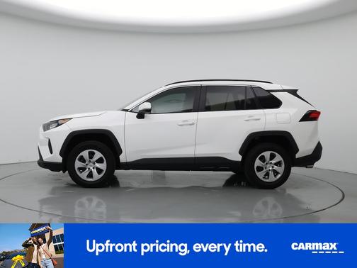 White 2019 Toyota RAV4 LE