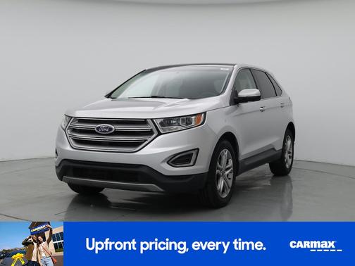 Silver 2017 Ford Edge Titanium