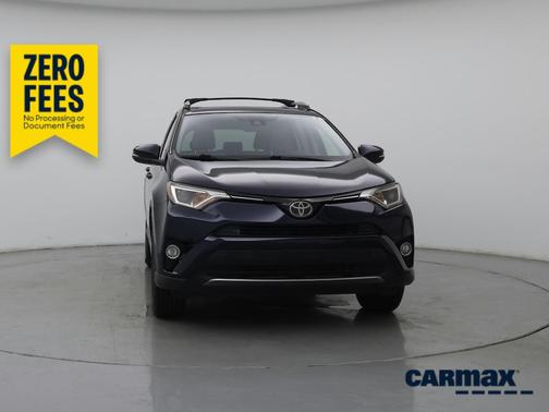 Blue 2017 Toyota RAV4 XLE