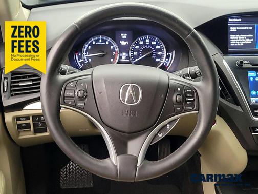 White 2018 Acura MDX