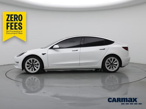 White 2022 Tesla Model 3 Long Range