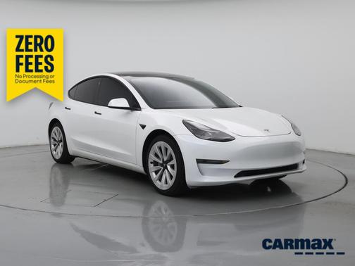 White 2022 Tesla Model 3 Long Range