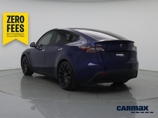 Blue 2021 Tesla Model Y Performance
