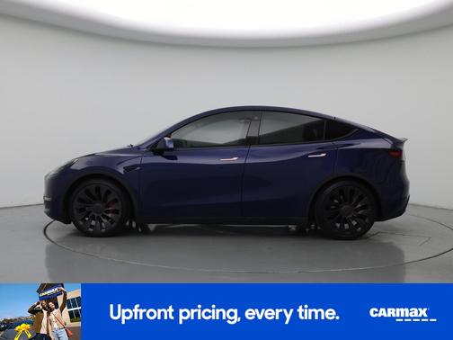 Blue 2021 Tesla Model Y Performance