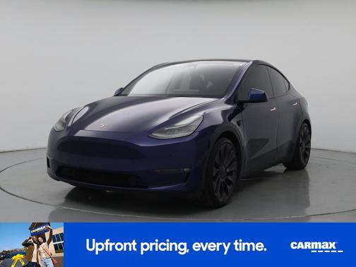 Blue 2021 Tesla Model Y Performance