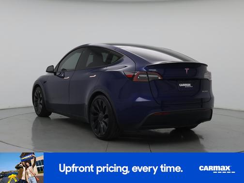 Blue 2021 Tesla Model Y Performance