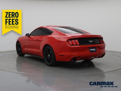 Red 2015 Ford Mustang Ecoboost