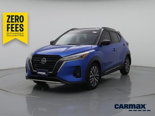 Blue 2021 Nissan Kicks SR