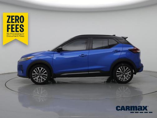 Blue 2021 Nissan Kicks SR