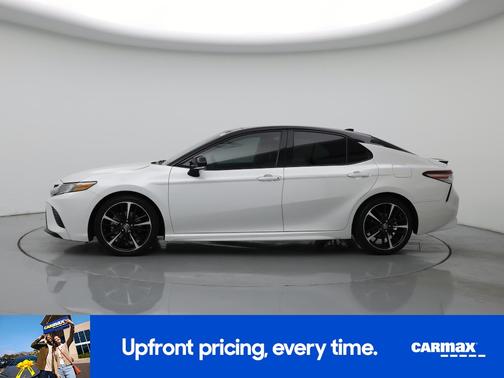 White 2019 Toyota Camry XSE