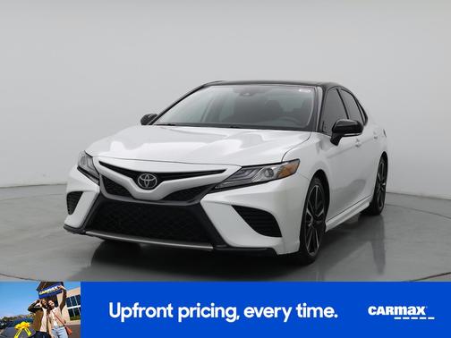 White 2019 Toyota Camry XSE