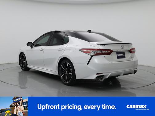 White 2019 Toyota Camry XSE