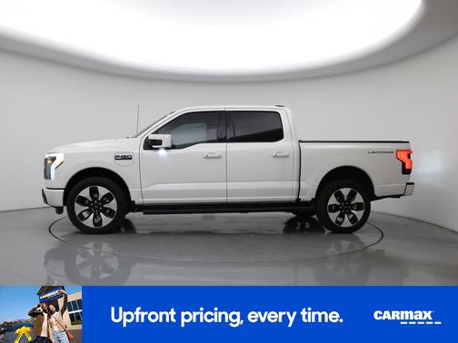 White 2024 Ford F-150 Lightning Platinum