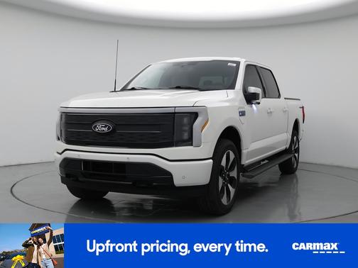 White 2024 Ford F-150 Lightning Platinum