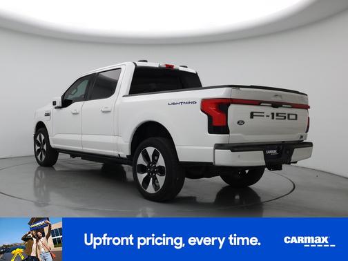 White 2024 Ford F-150 Lightning Platinum