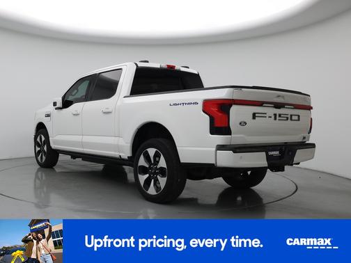 White 2024 Ford F-150 Lightning Platinum