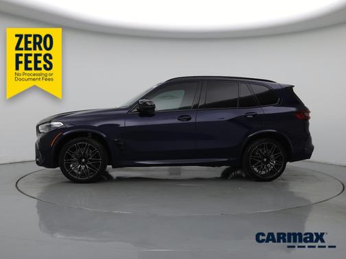 Blue 2021 BMW X5 M